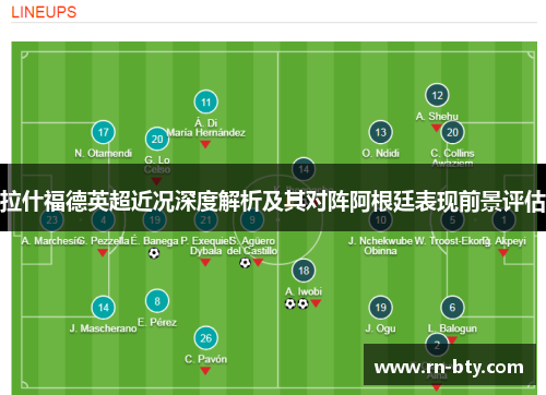 拉什福德英超近况深度解析及其对阵阿根廷表现前景评估